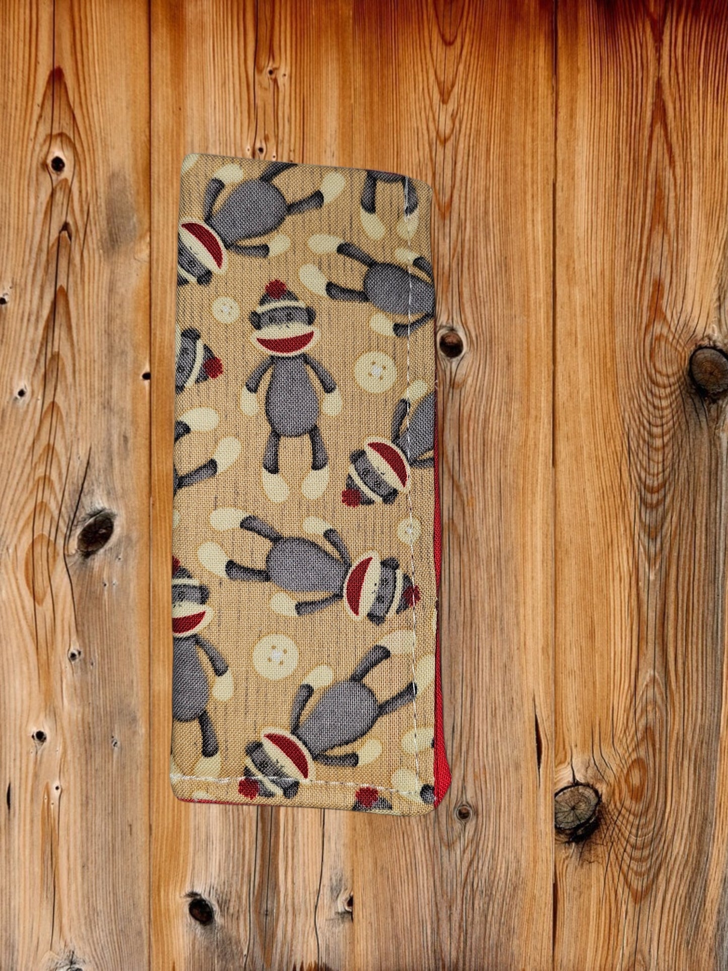 Sock Monkey Popsicle Sleeve