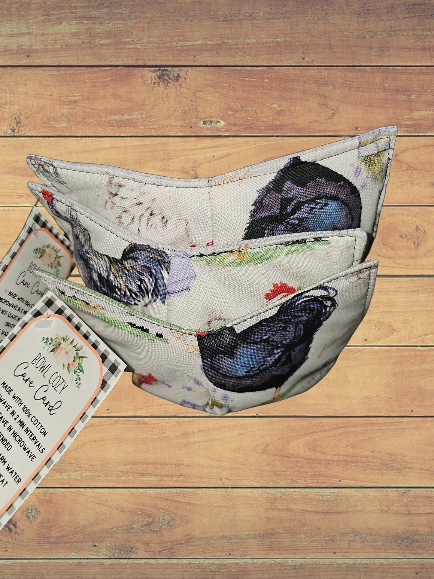 Chicken print Bowl Cozy
