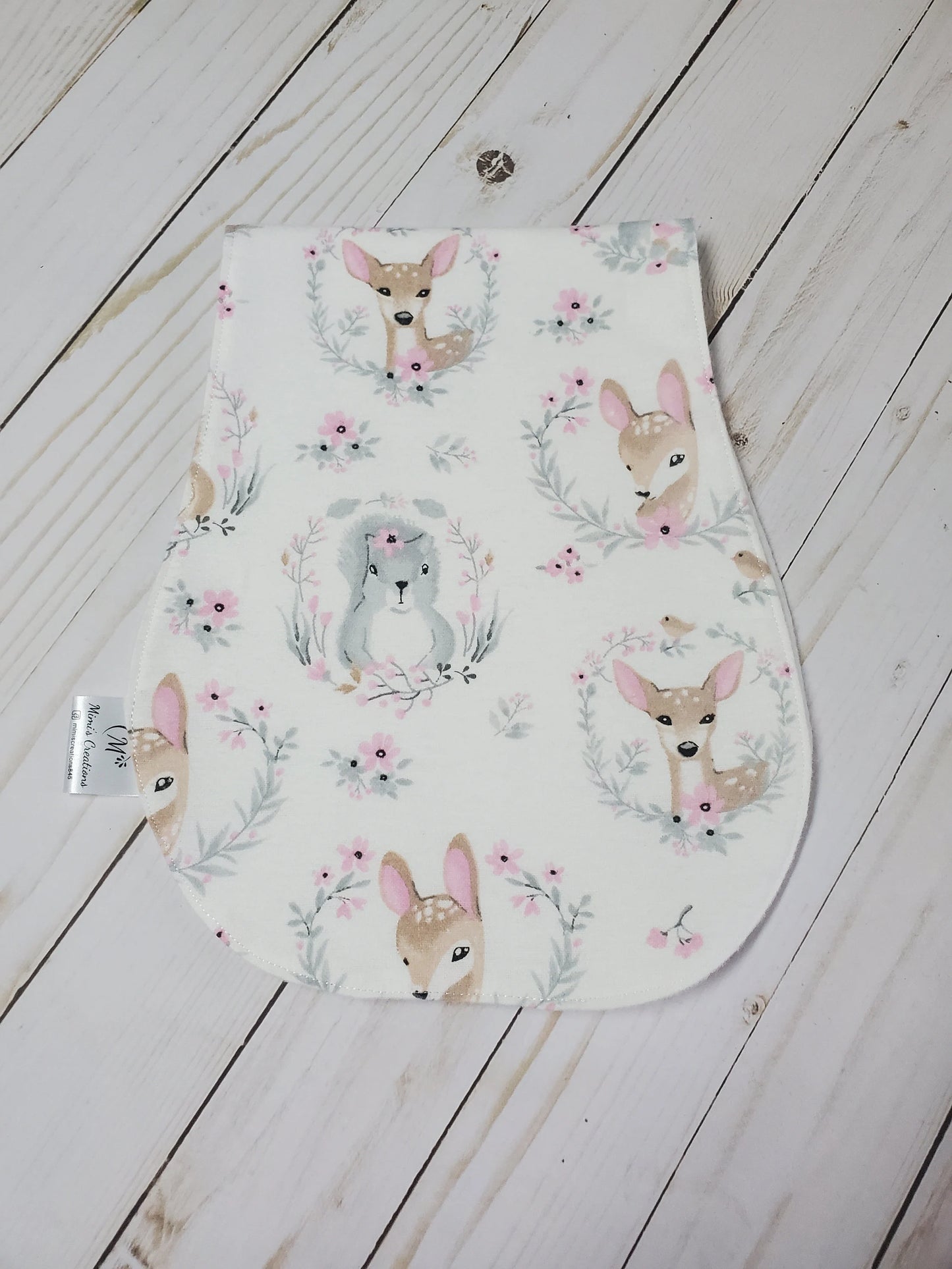 Woodland Bib and Burp Cloth