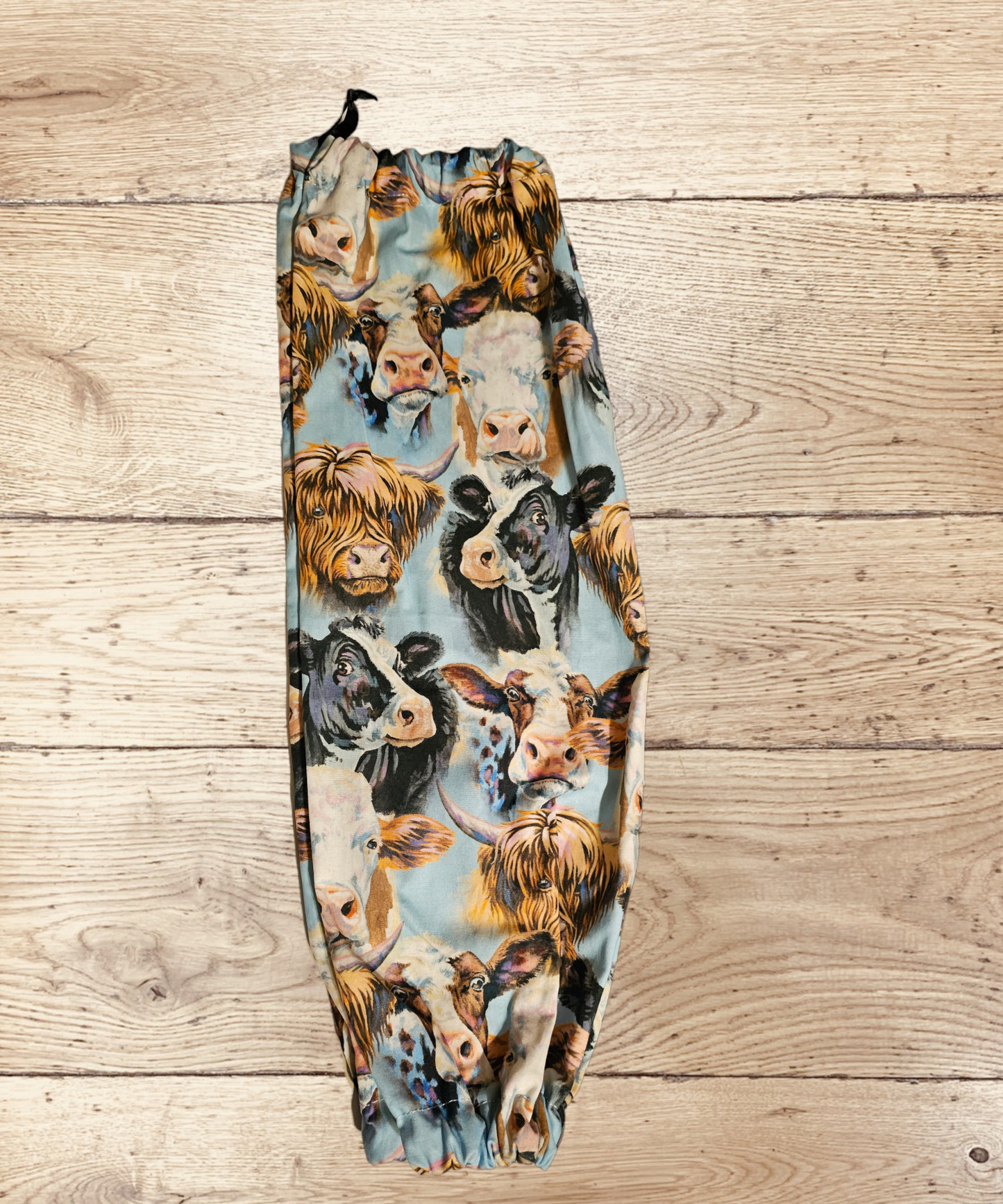 Cow Print Plastic Bag holder