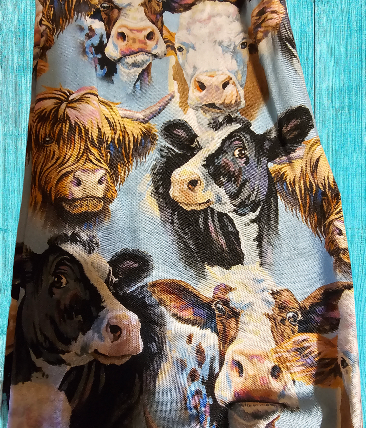 Cow Print Plastic Bag holder