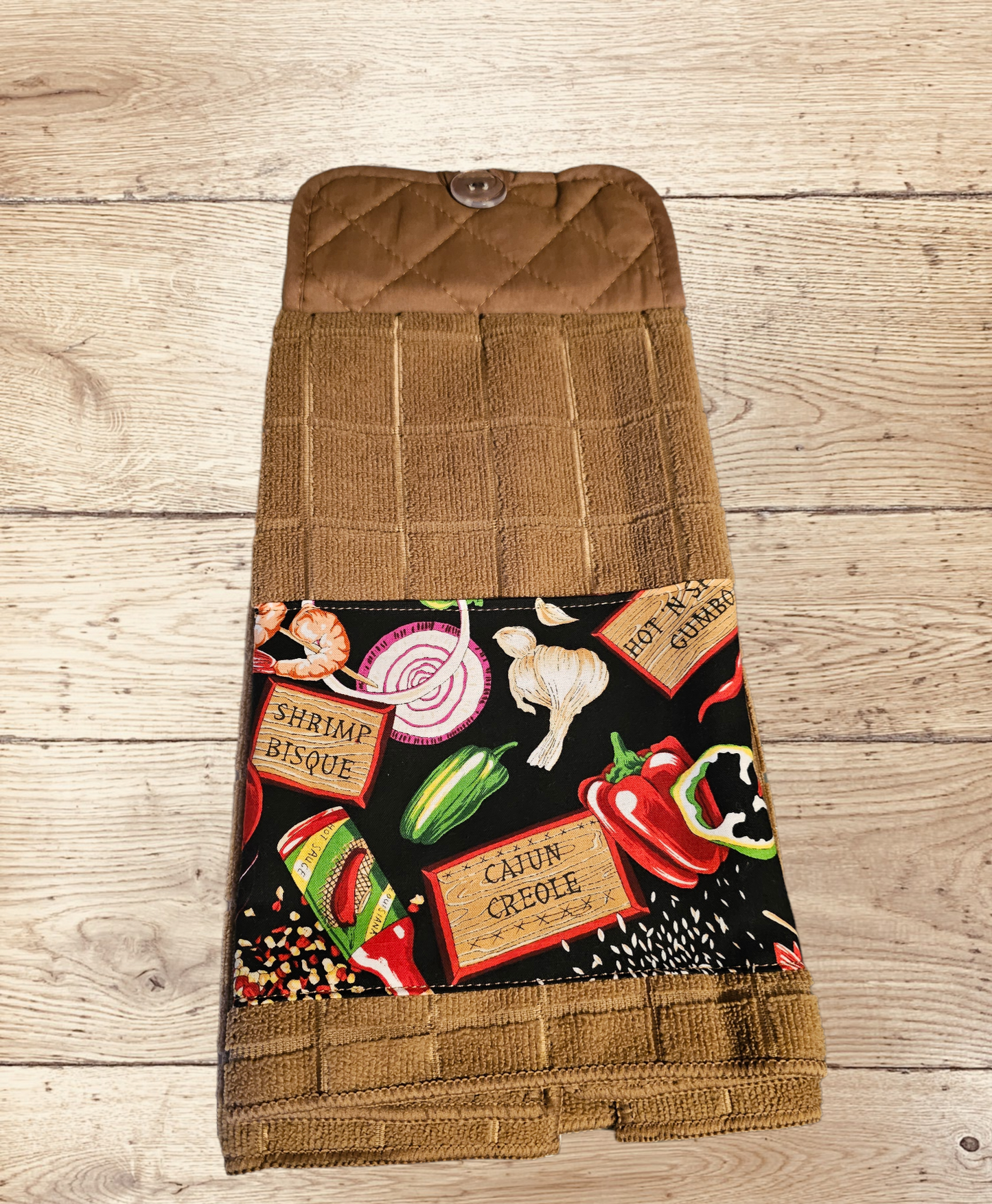 Cajun Creole Hanging Kitchen Towel
