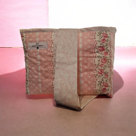 Pink Rose Floral Bible/Book Sleeve