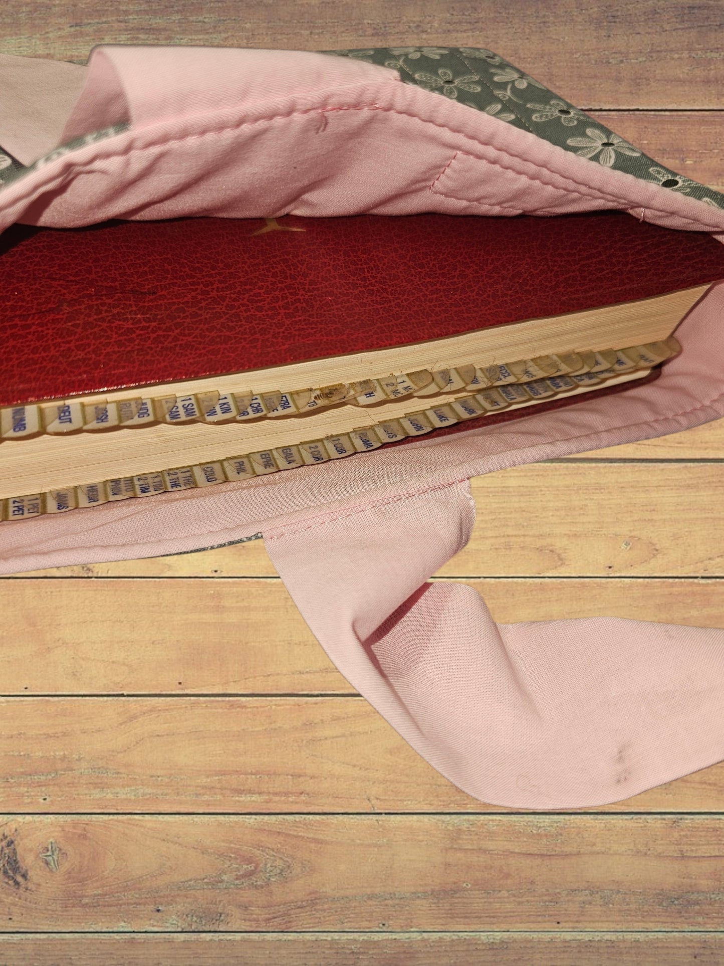 Sewn Book Cover with Bow Tie